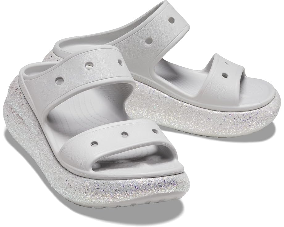 цена Туфли Crocs Classic Crush Sandal, цвет Atmosphere/Glitter