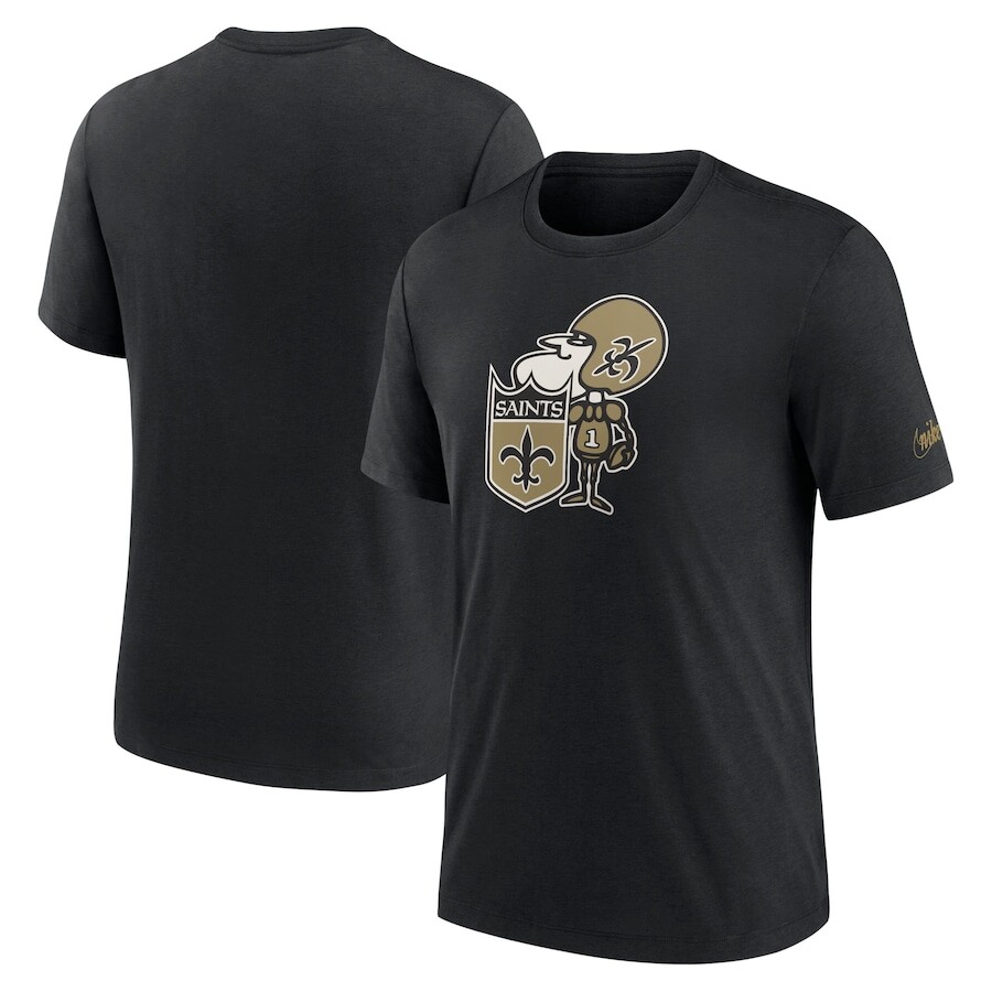

Футболка с коротким рукавом Nike New Orleans Saints, черный
