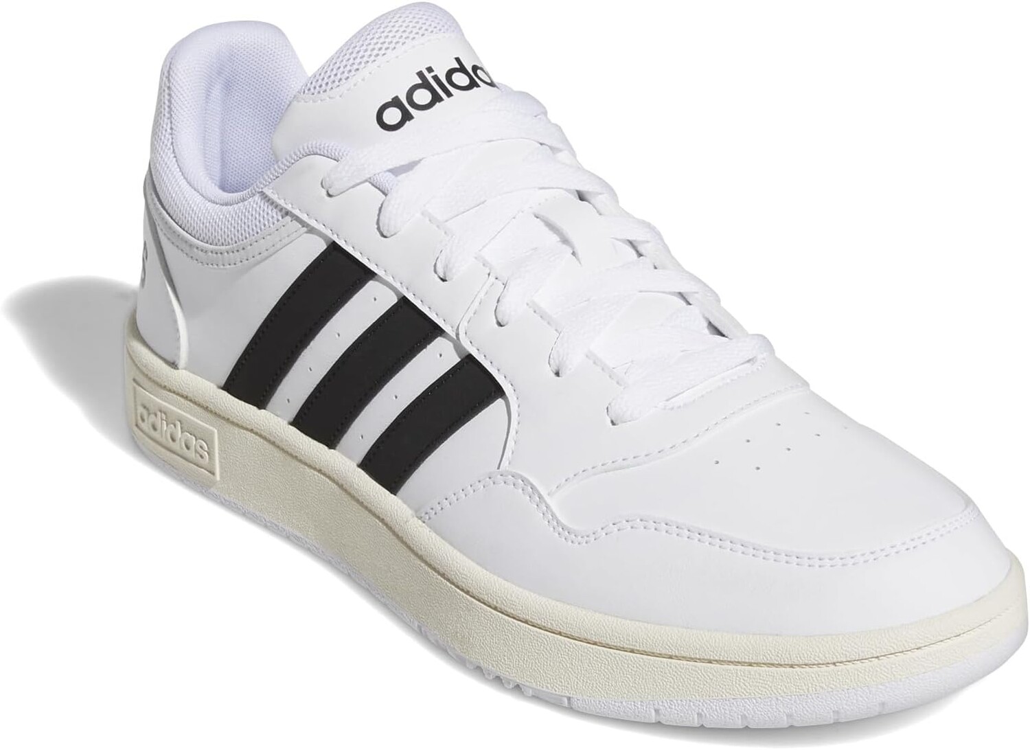 

Кроссовки Hoops 3.0 adidas, цвет White/Black/Chalk White