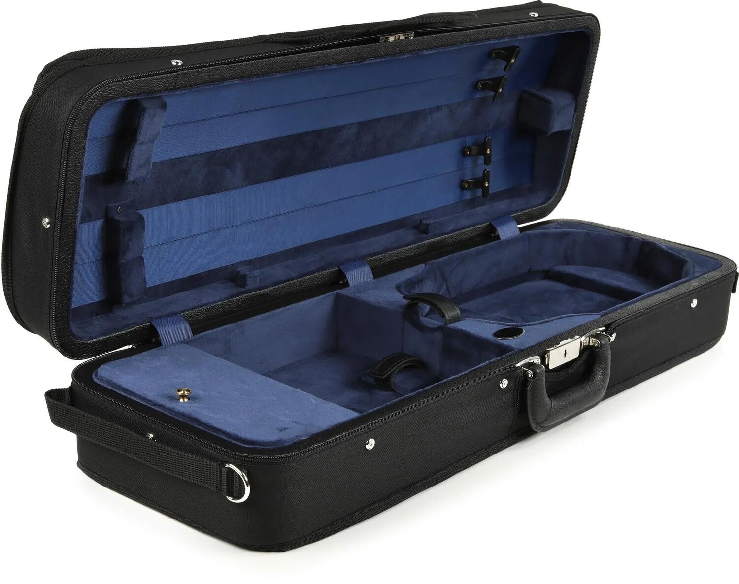 

Футляр для скрипки Bobelock B1003 Featherlite 4/4 — черный с синей внутренней частью