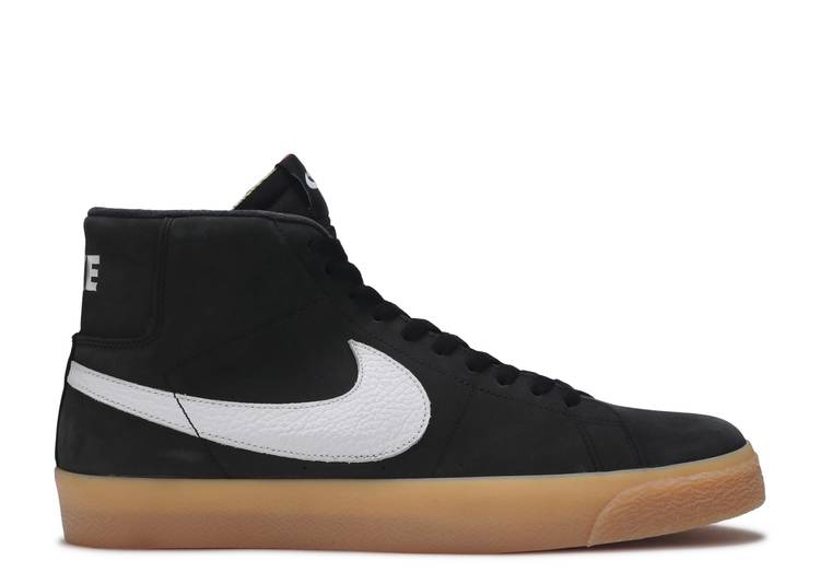 Кроссовки Nike BLAZER MID SB 'ORANGE LABEL', черный