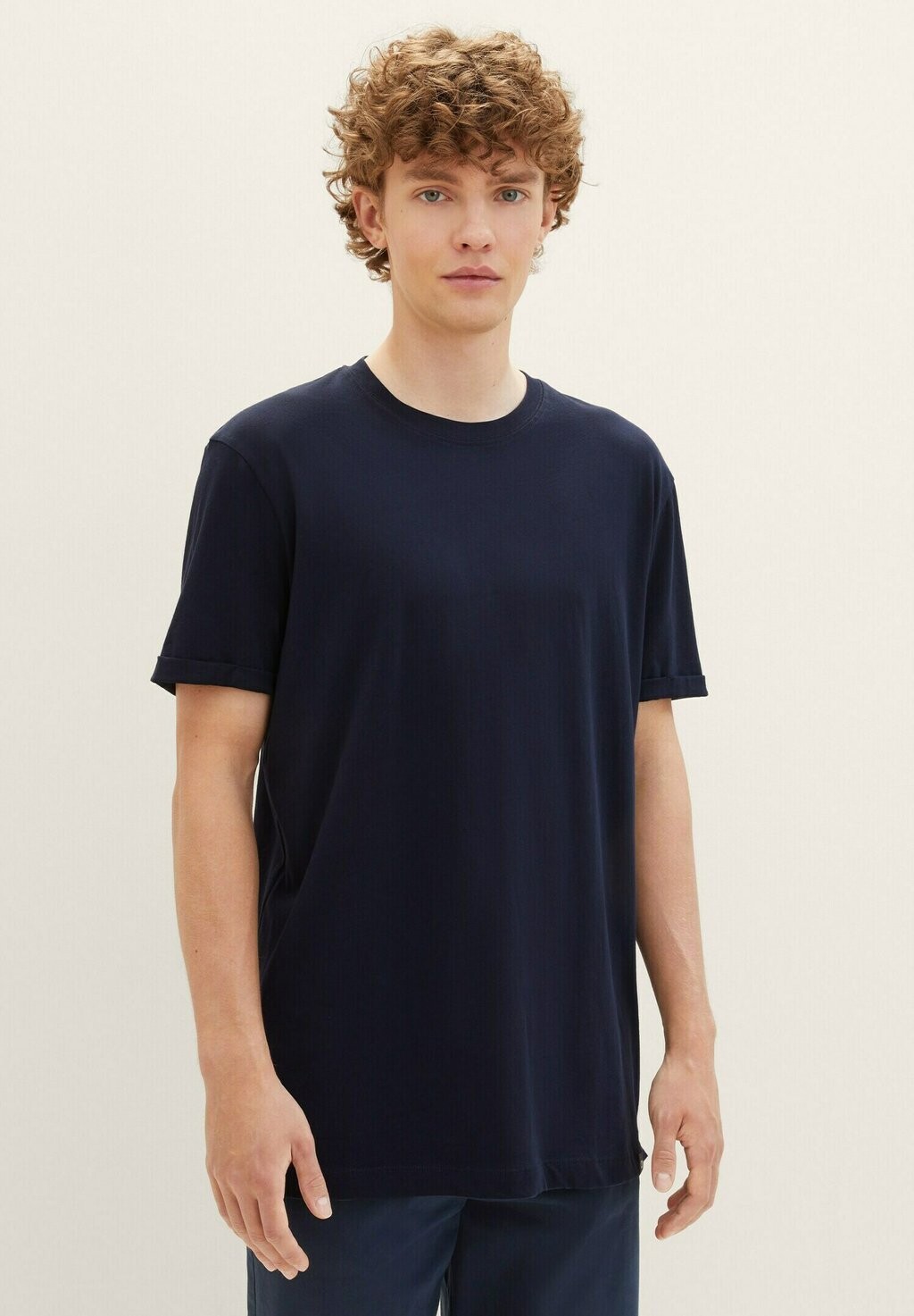 

Базовая футболка TOM TAILOR DENIM, цвет sky captain blue