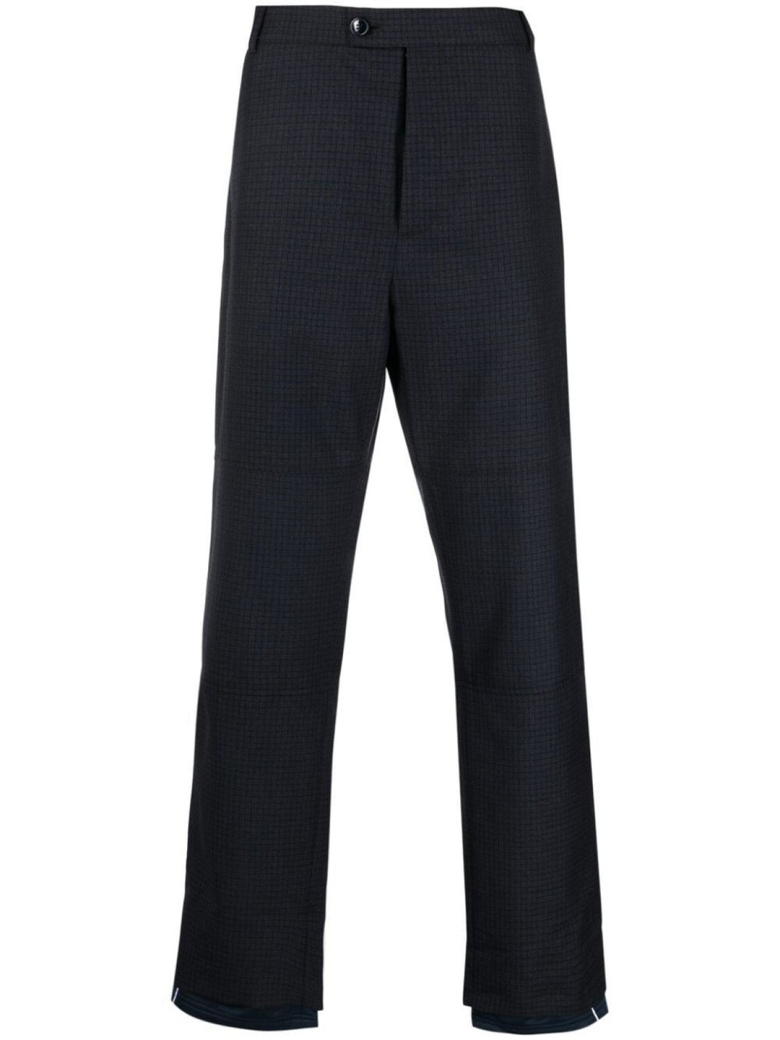 

Martine Rose прямые брюки Sports Hem, синий