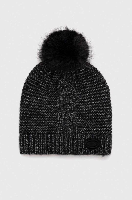 

Шапка из смесовой шерсти Guess, черный