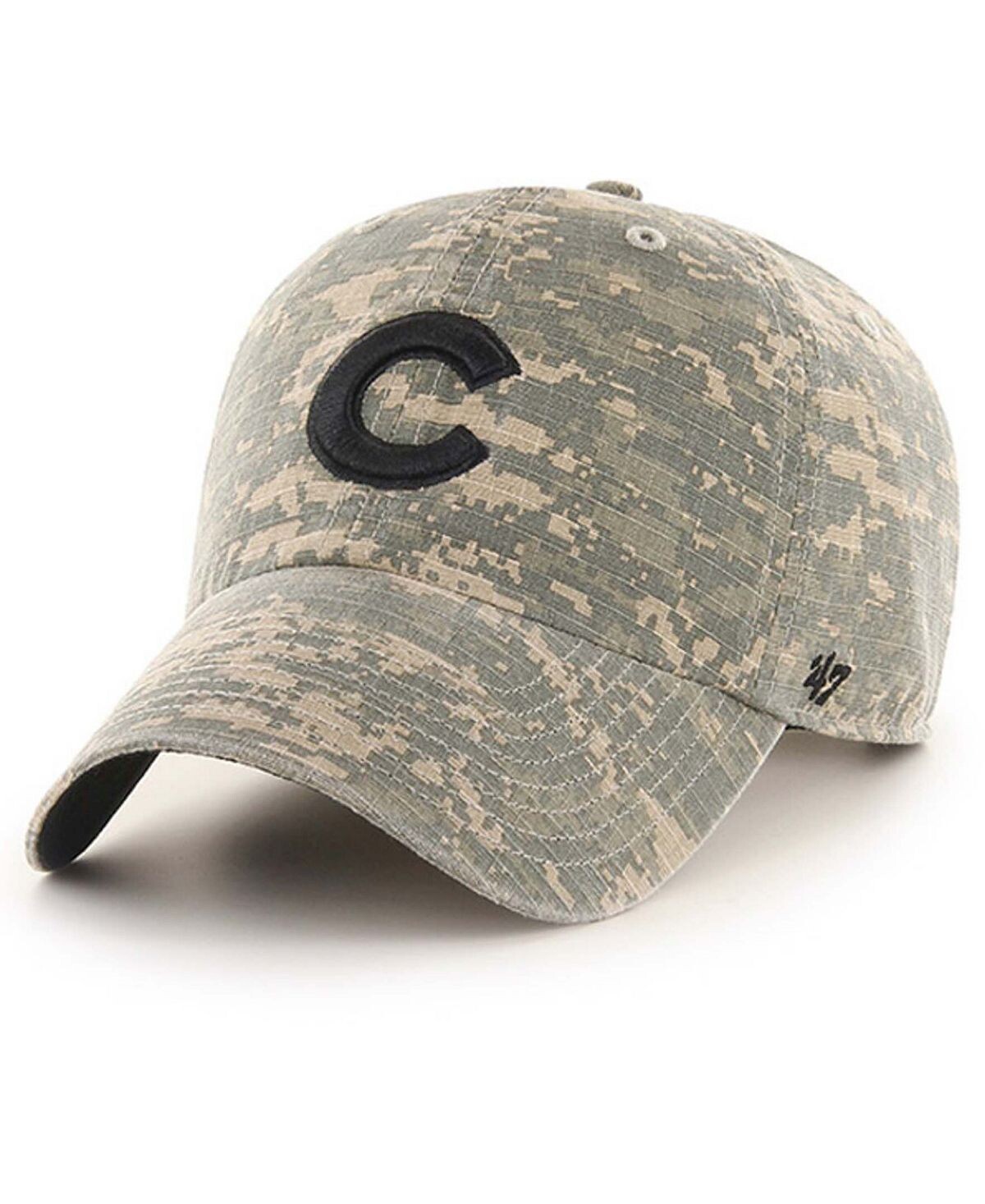 

Мужская камуфляжная регулируемая шапка Chicago Cubs Phalanx Clean Up '47 Brand
