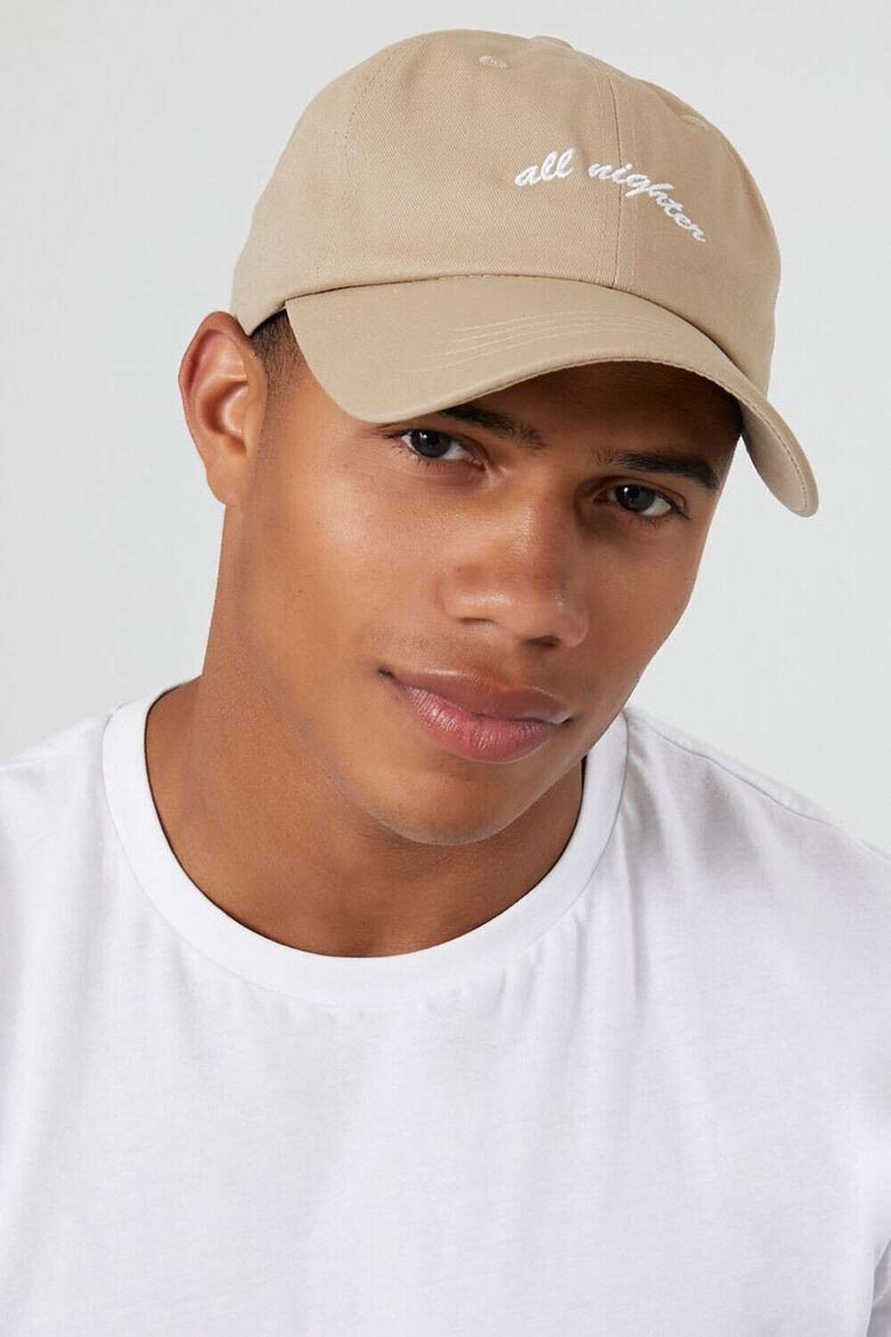

Кепка All Nighter с вышивкой для папы Forever 21, серо-коричневый