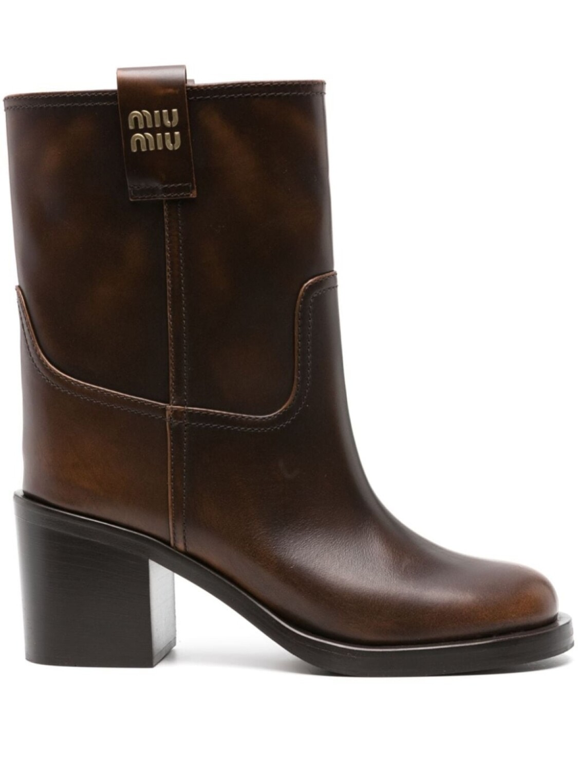 

Miu Miu полусапоги Fumé, коричневый