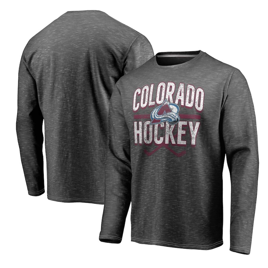 

Футболка с длинным рукавом Fanatics Branded Colorado Avalanche, серый