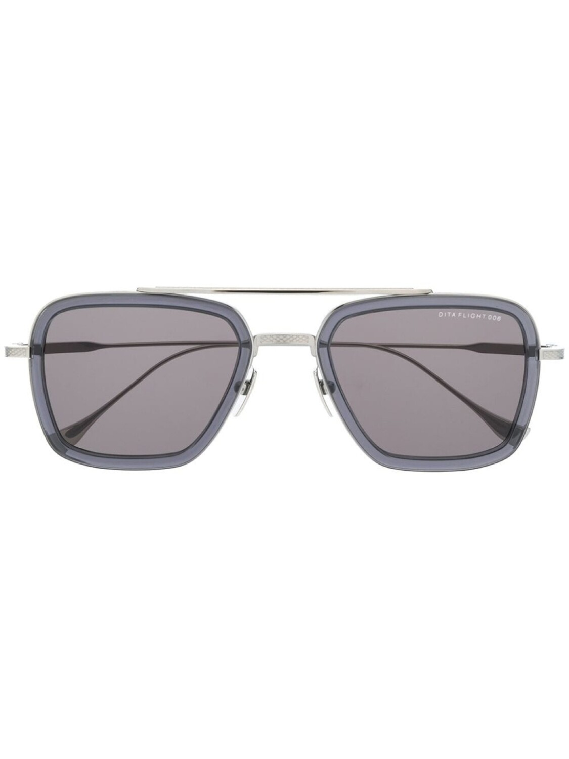 

Dita Eyewear солнцезащитные очки-пилоты с затемненными линзами, серебряный
