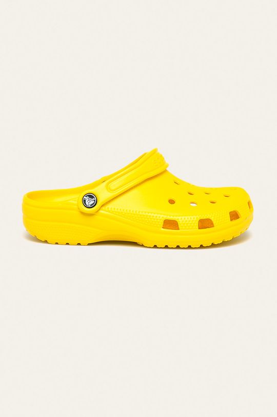 Классические шлепанцы Crocs, желтый цена и фото