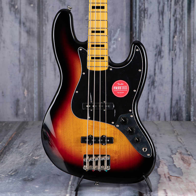 Басс гитара Squier Classic Vibe '70s Jazz Bass, 3-Color Sunburst