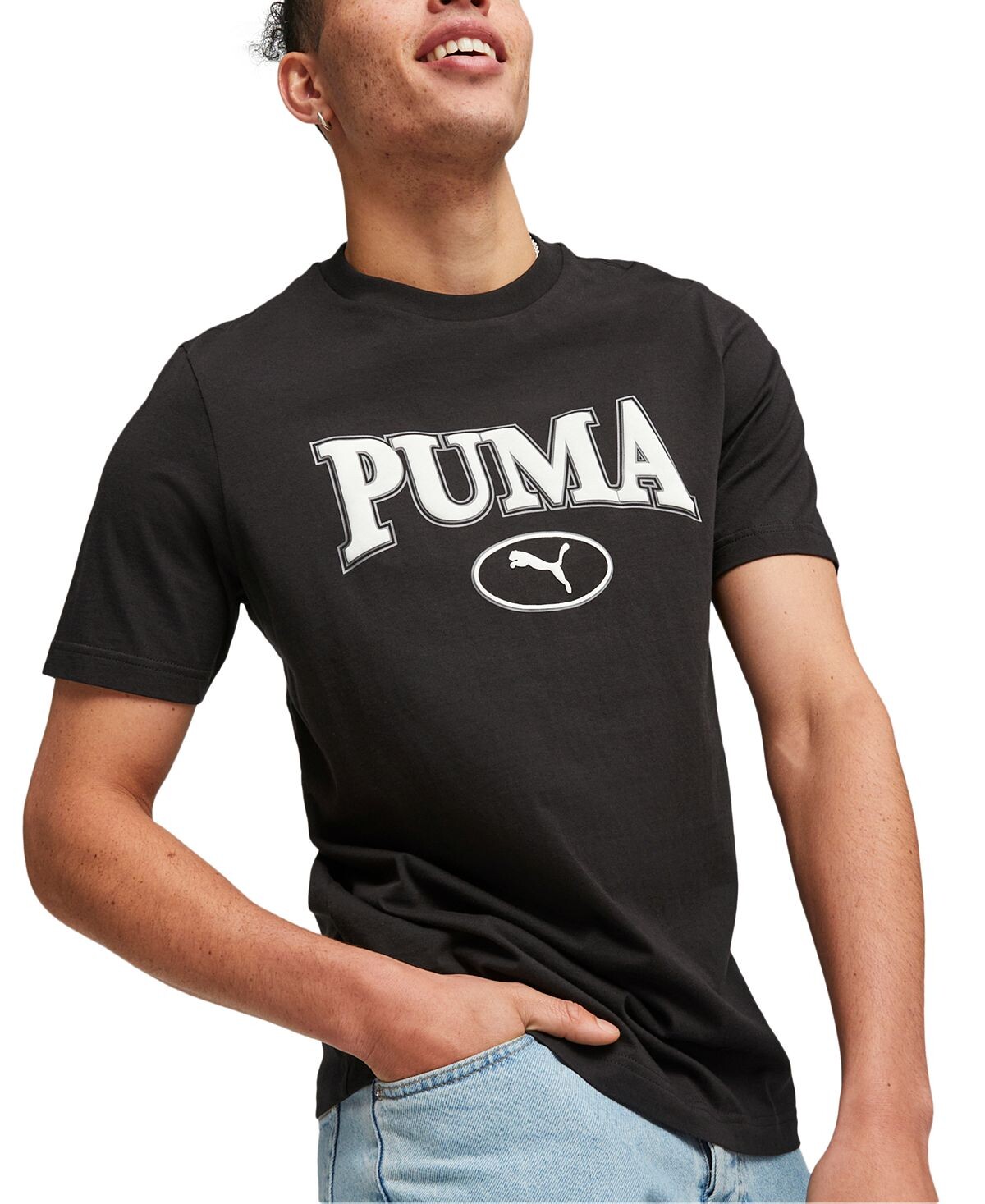 

Мужская футболка с графическим логотипом SQUAD Puma