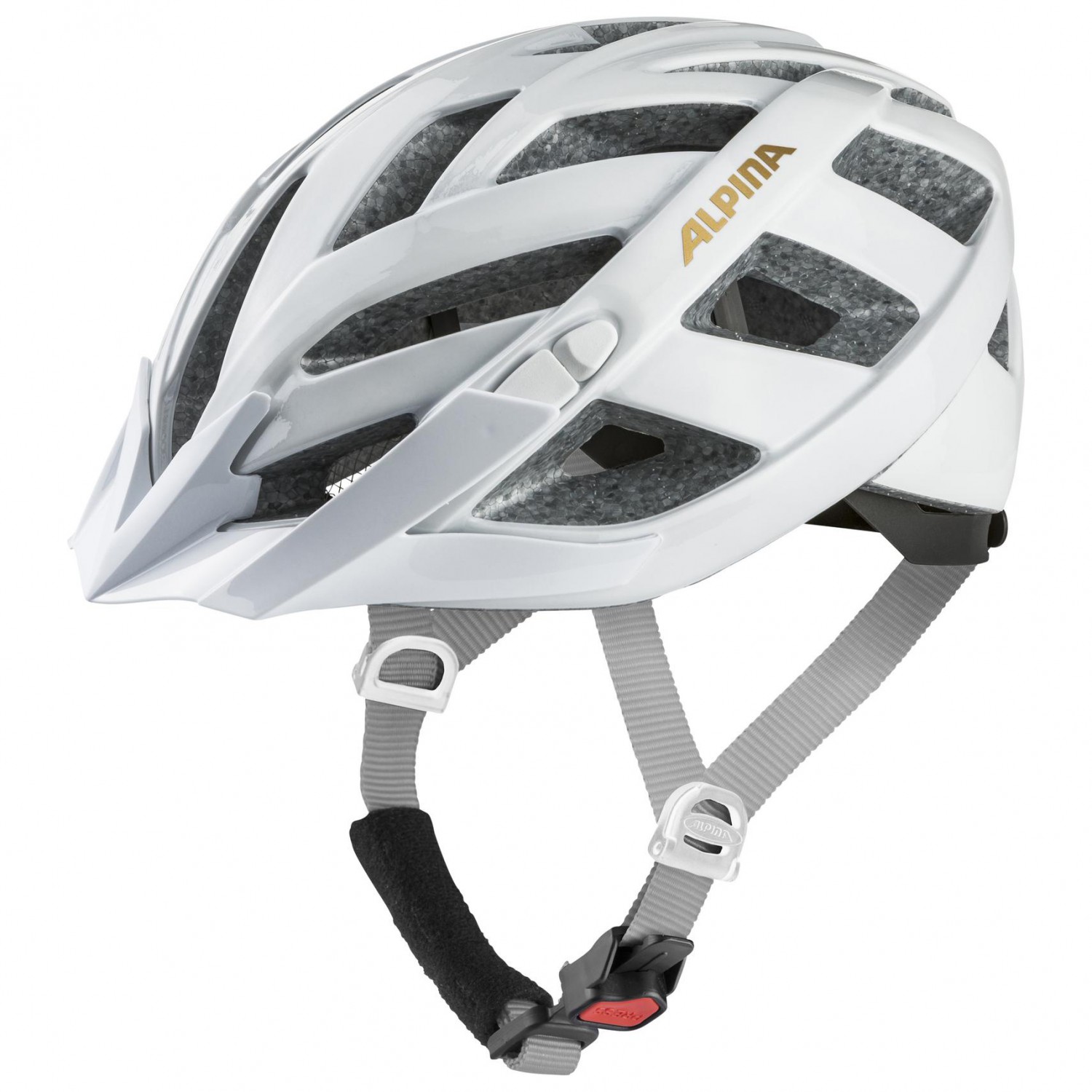 Велосипедный шлем Alpina Panoma Classic, цвет White/Prosecco