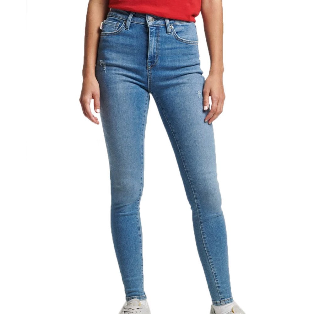 

Джинсы Superdry Skinny High Wiast, синий