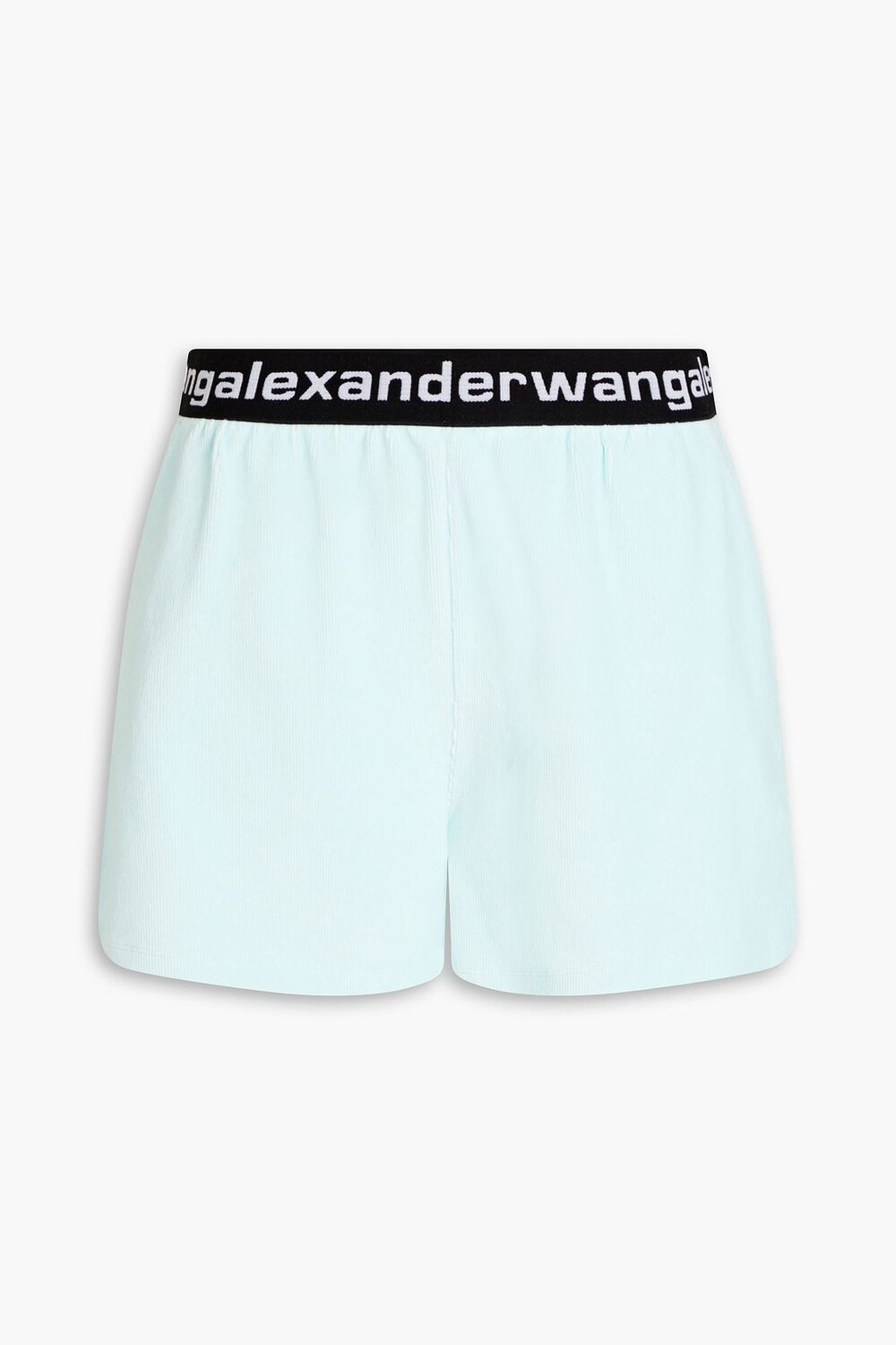 

Вельветовые шорты стрейч из смесового хлопка ALEXANDERWANG.T, синий