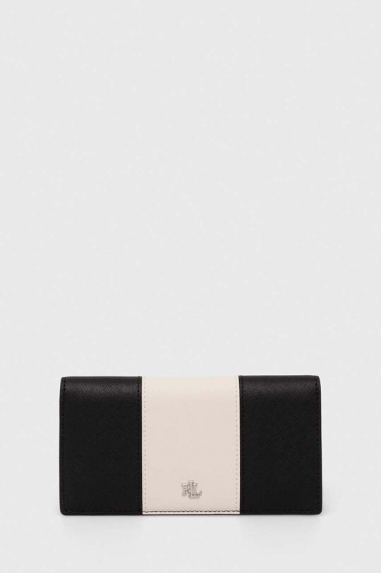 

Кожаный кошелек Lauren Ralph Lauren, черный