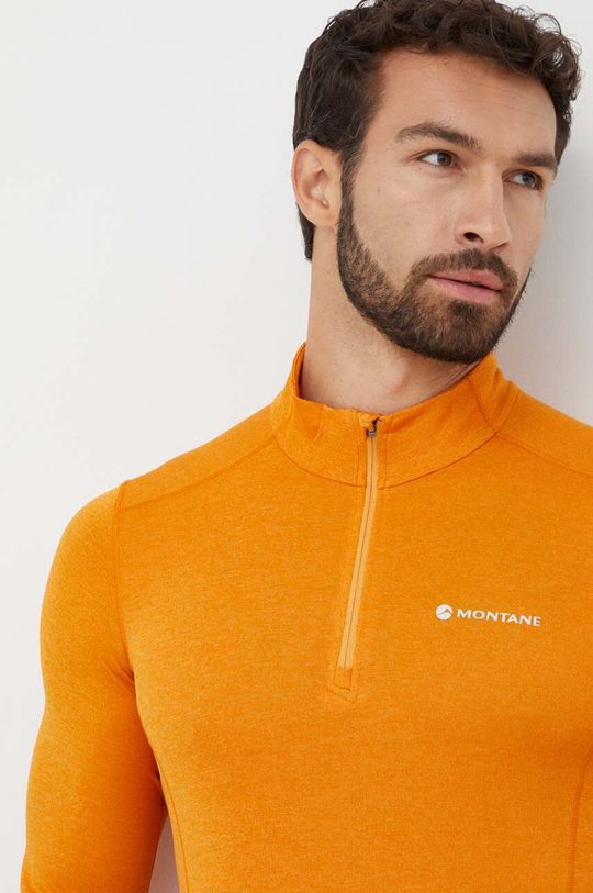 Функциональная рубашка с длинным рукавом на молнии Dart Zip Montane, оранжевый