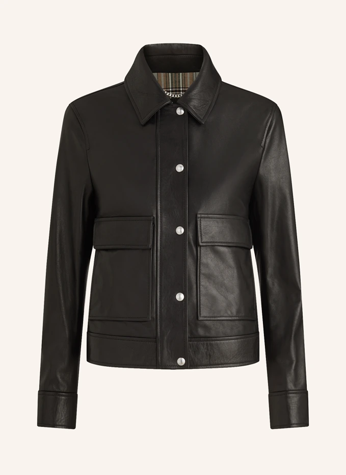 

Кожаная куртка брияр Belstaff, черный