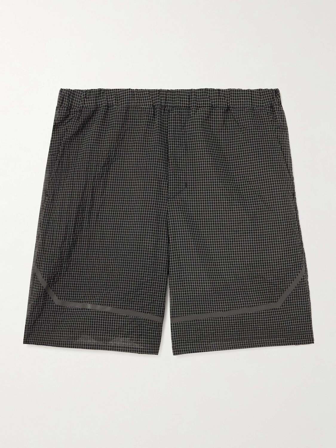 

Прямые шорты из рипстопа в клетку NORSE PROJECTS ARKTISK, черный