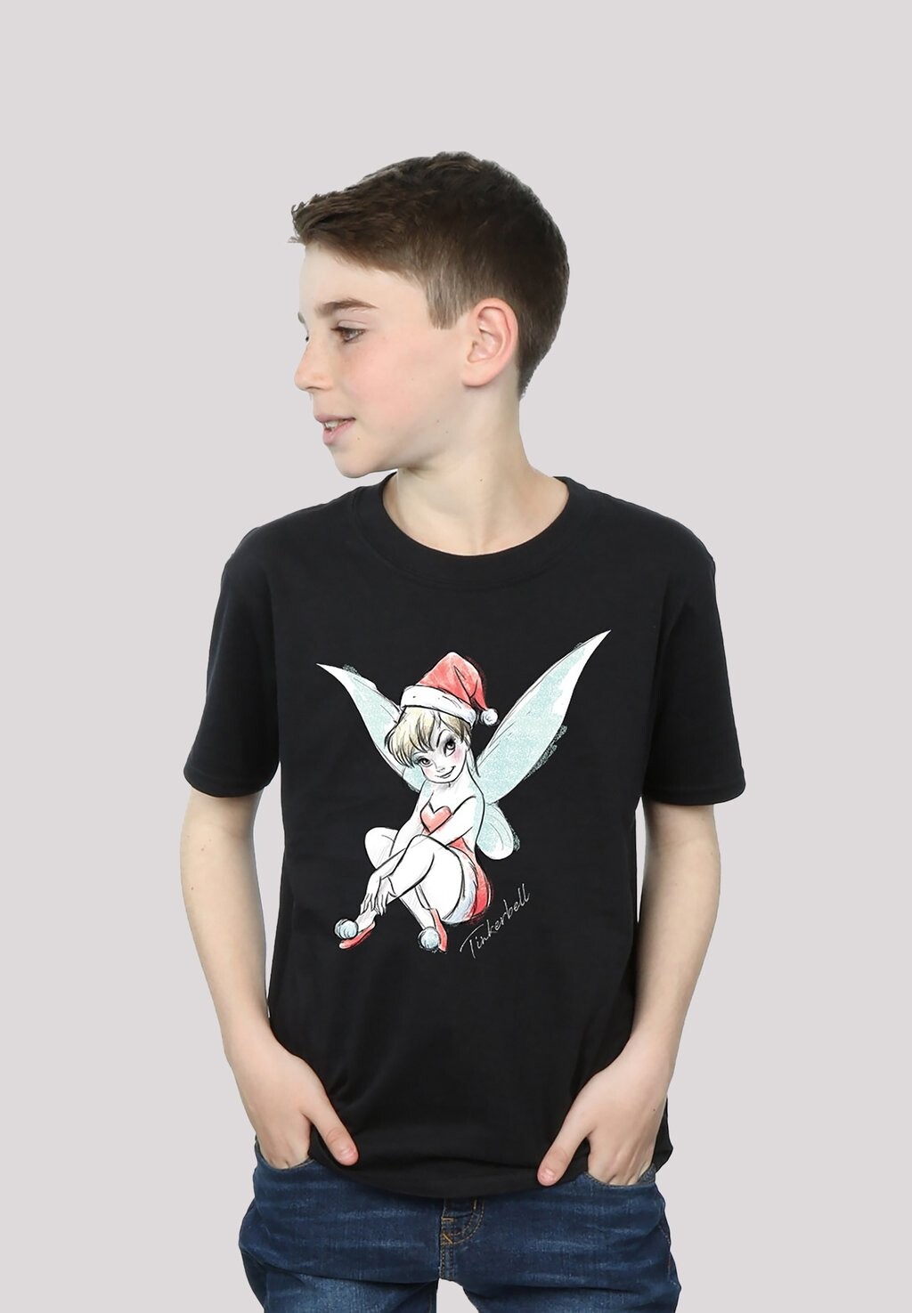 

Футболка с принтом DISNEY TINKERBELL F4NT4STIC, цвет black