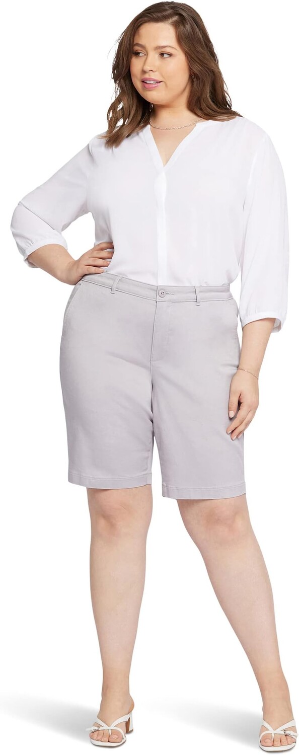 

Шорты-бермуды больших размеров NYDJ, цвет Pearl Grey