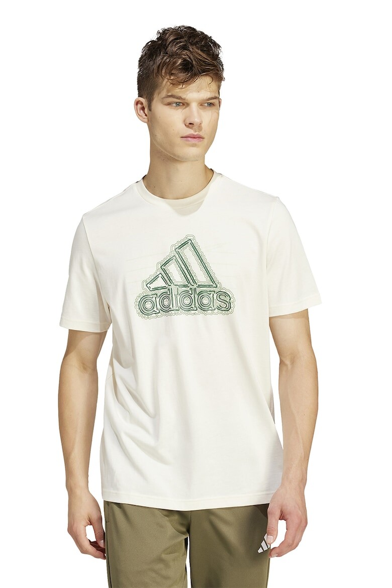 

Футболка Growth из хлопка с логотипом Adidas Sportswear, зеленый
