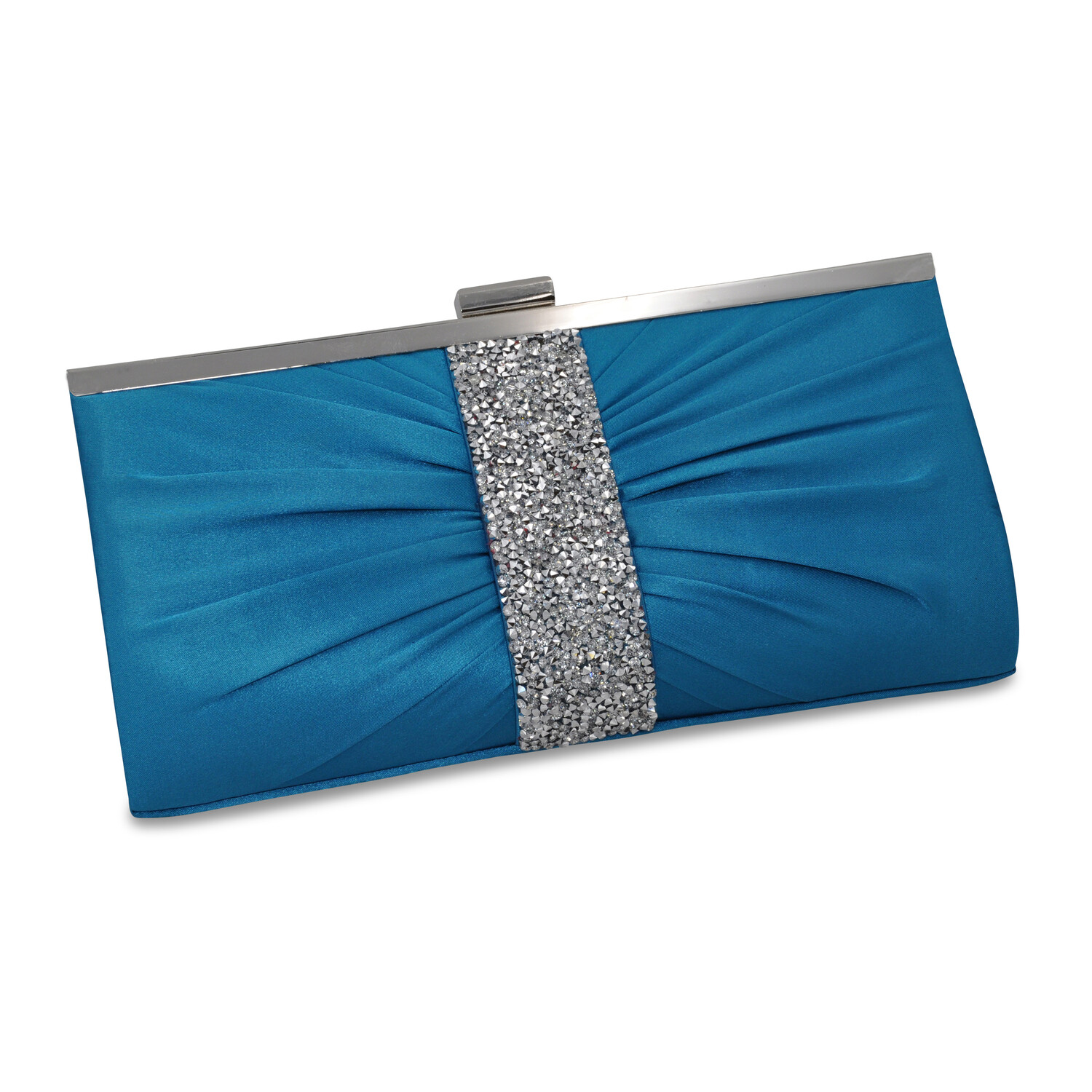

Сумка Steuer Modeschmuck Steuer Abendtasche Satin Optik mit Strassbesatz, синий