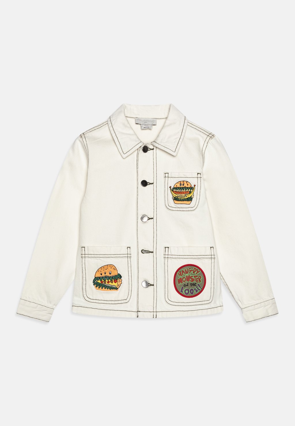 Джинсовая куртка BOY Stella McCartney Kids, цвет white