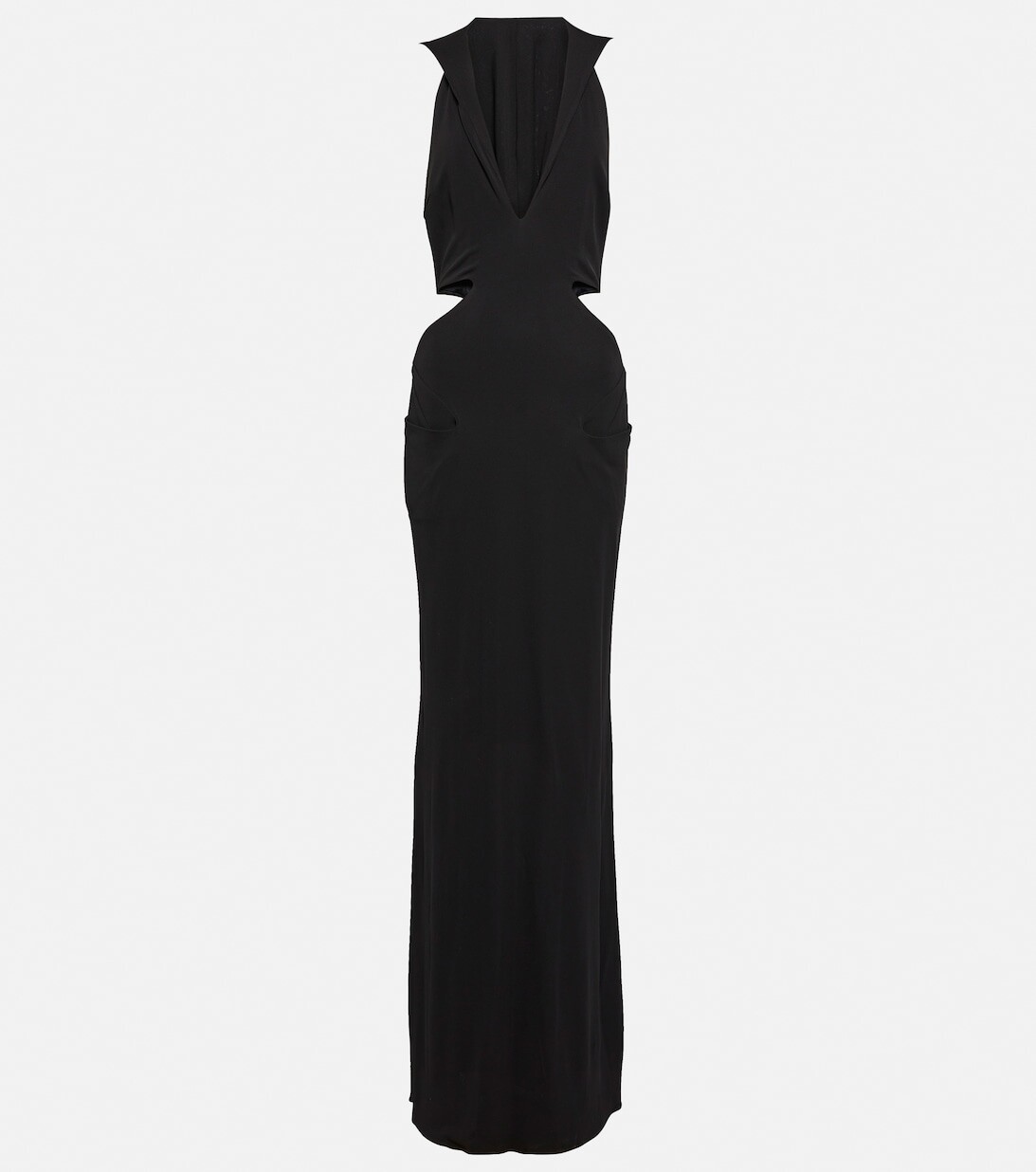 

Платье из джерси с вырезами TOM FORD, черный