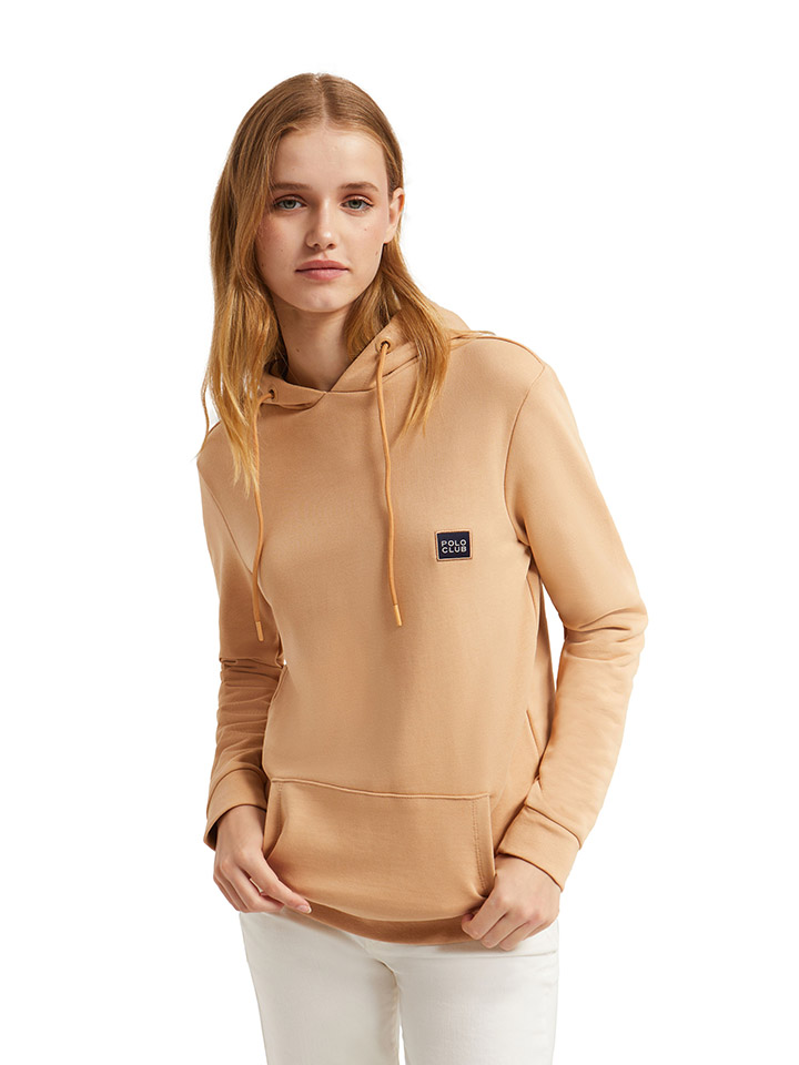 

Толстовка Polo Club Hoodie, кэмел