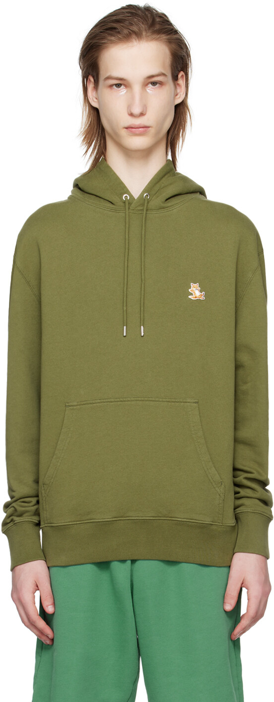 

Зеленый худи Chillax Fox Maison Kitsune