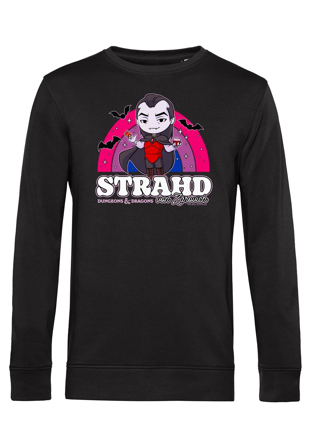 

Толстовка DUNGEONS DRAGONS STRAHD CHIBI Henry Tiger, черный