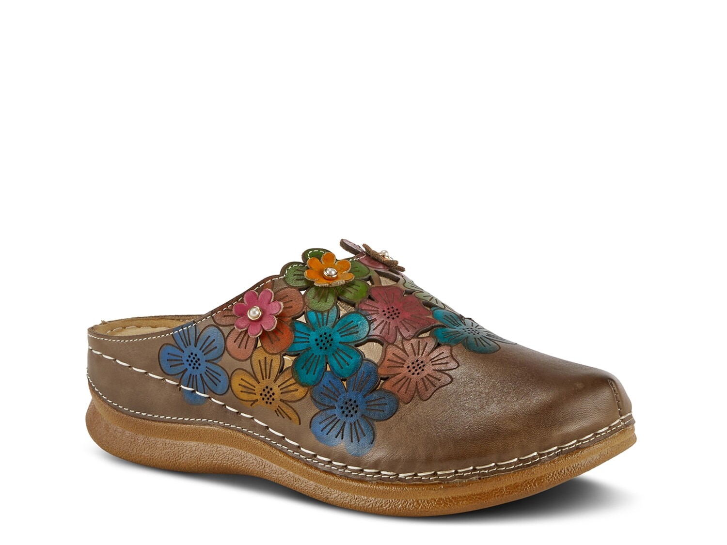 

Тапочки-сабо L'Artiste by Spring Step Augi Clog, коричневый multicolor