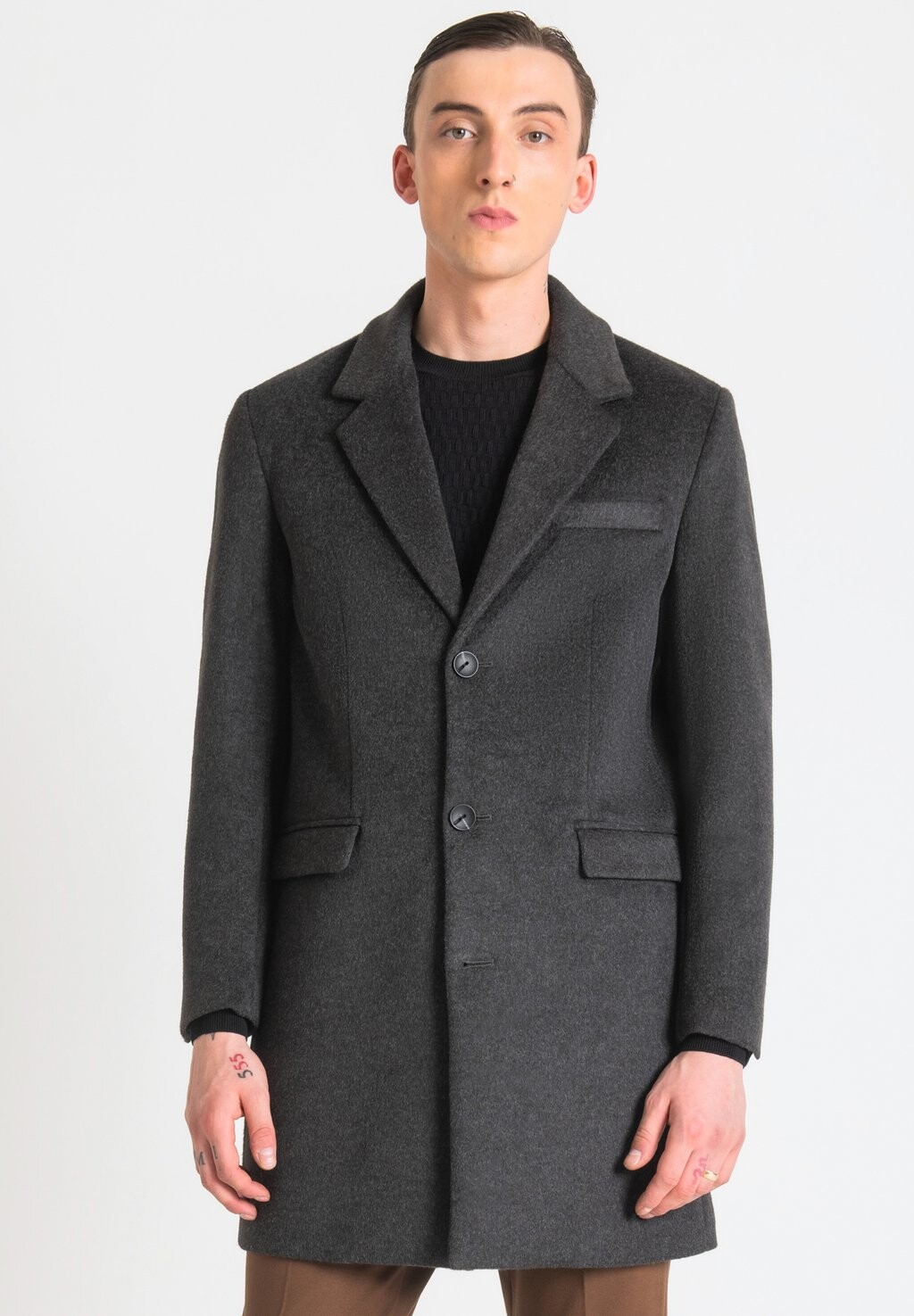 

Пальто классическое Russel Outerwear Antony Morato, цвет steel grey
