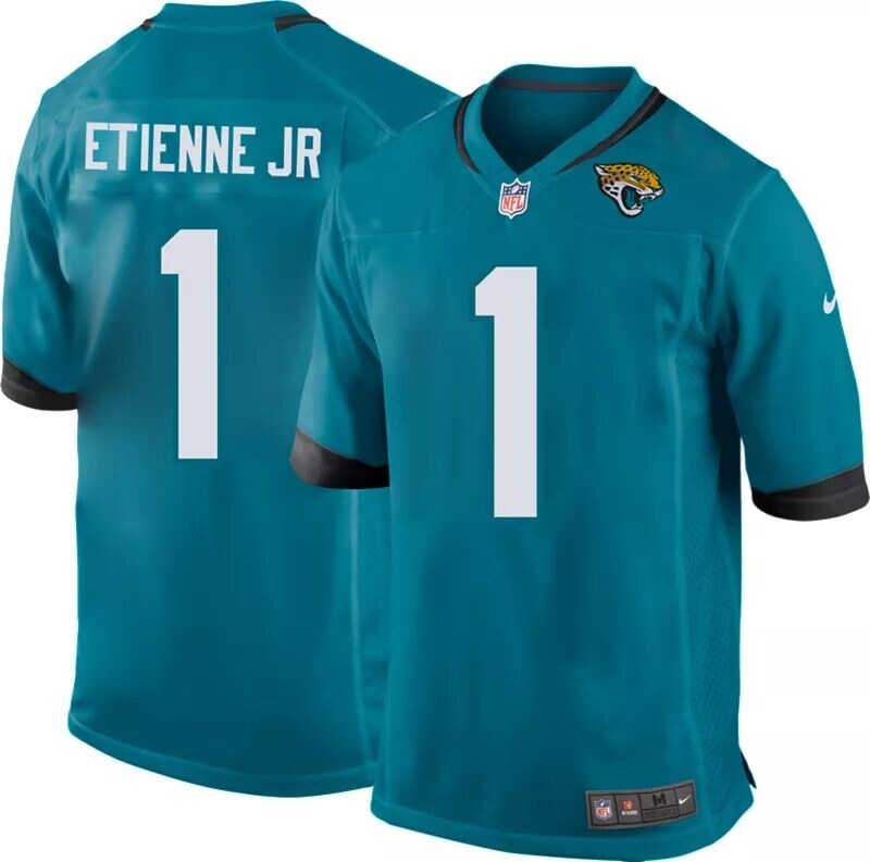 

Мужское джерси Nike Jacksonville Jaguars Трэвиса Этьена #1 для альтернативной игры