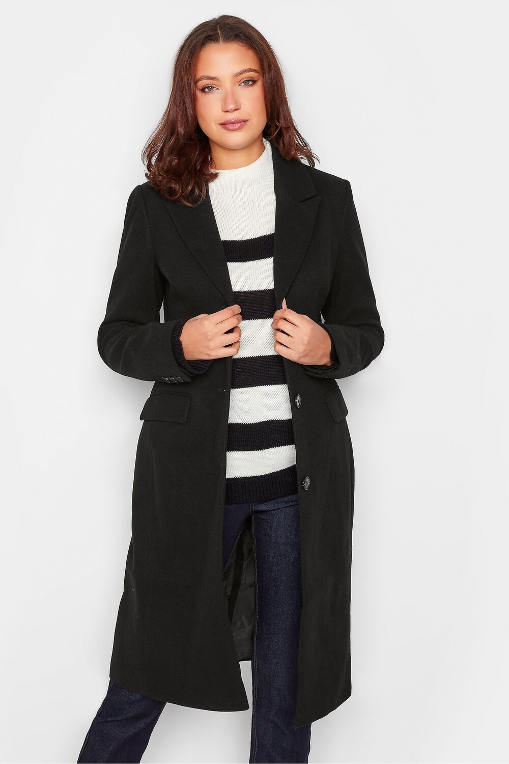 

Деловое пальто миди Long Tall Sally, черный