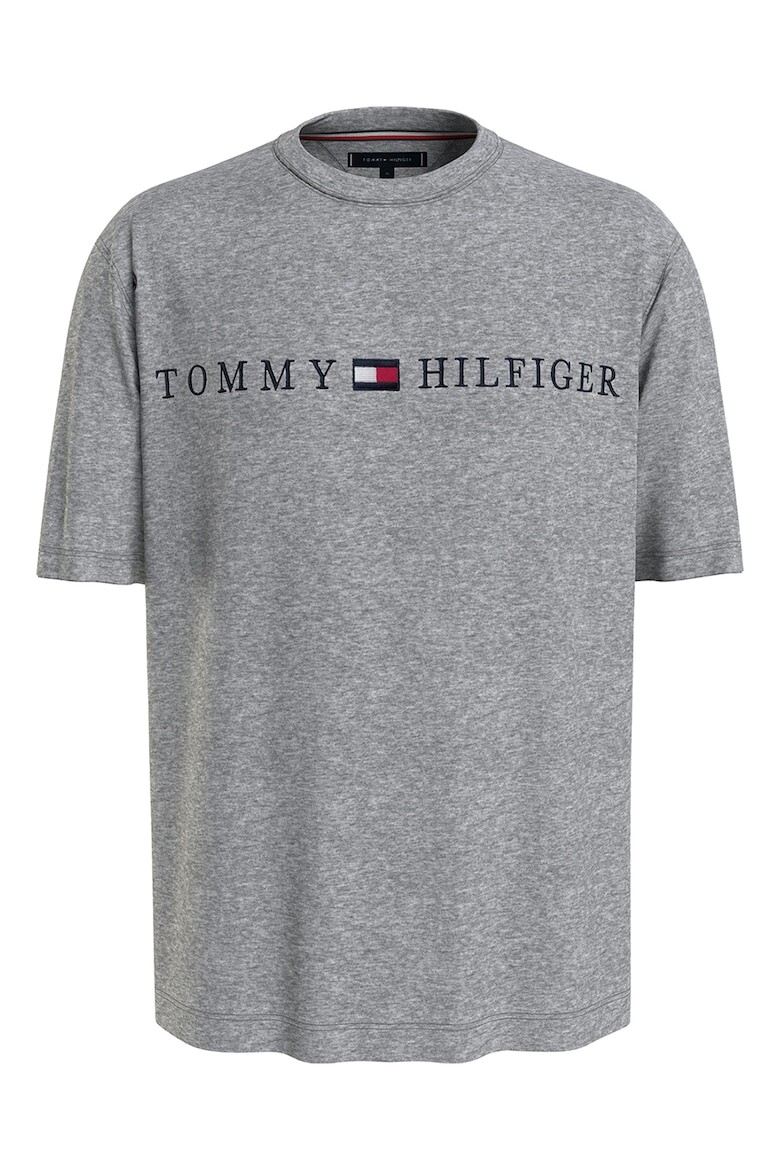 

Футболка из органического хлопка с логотипом Tommy Hilfiger, серый
