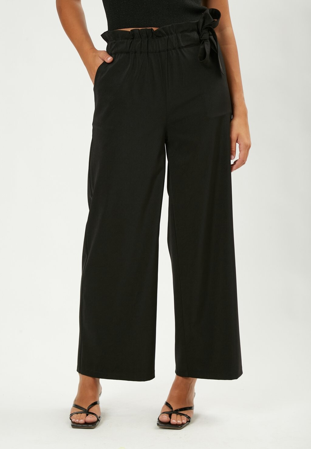

Брюки TIE UP WAIST INFLUENCER, цвет black