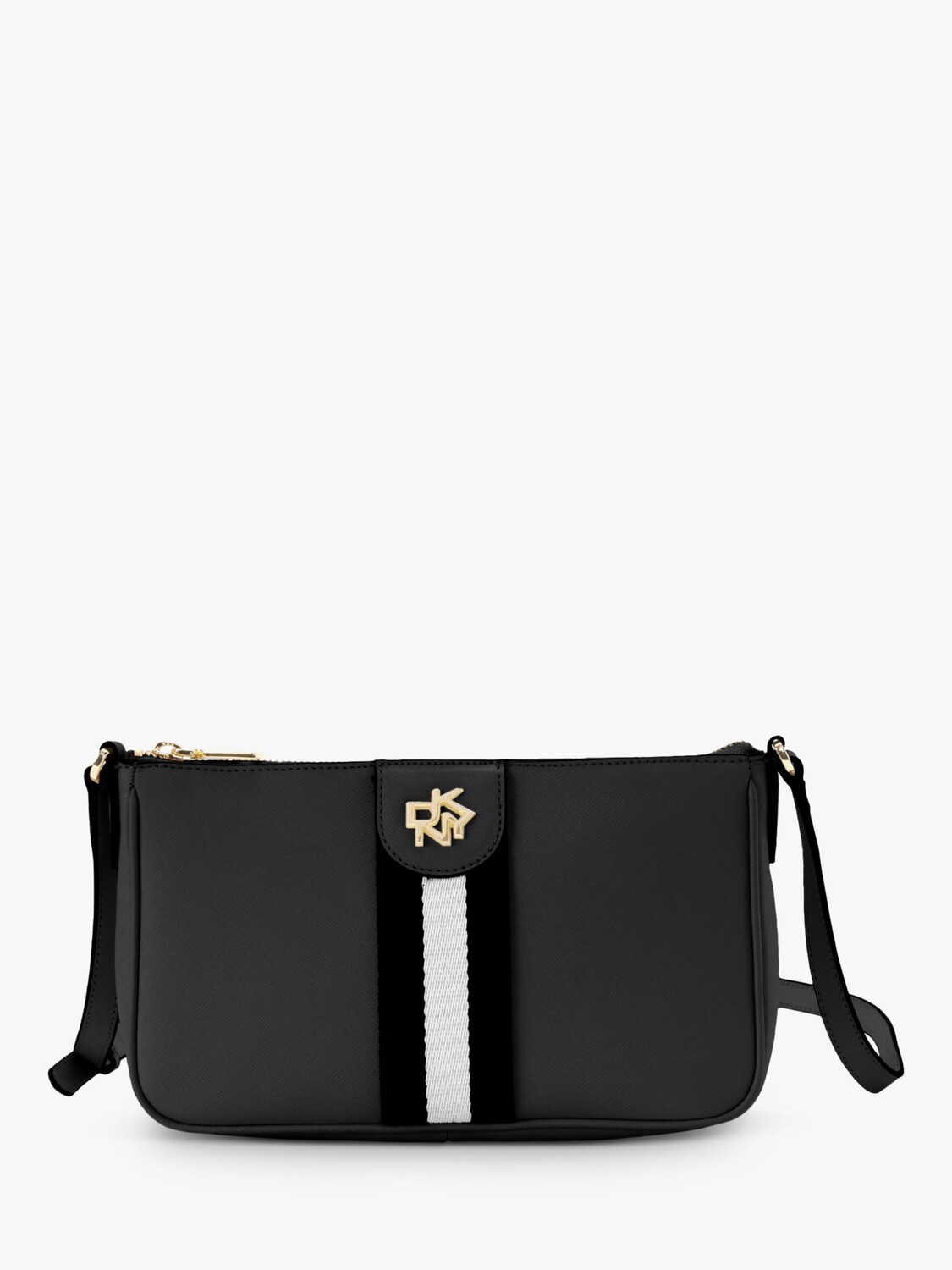 

DKNY Сумка через плечо Carol Stripe, черный/золотой