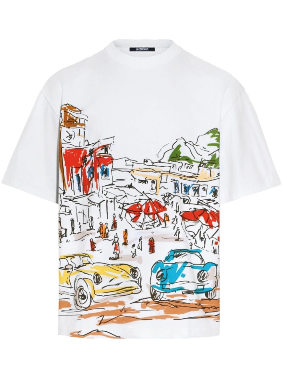 

Jacquemus футболка из хлопка Largo, белый