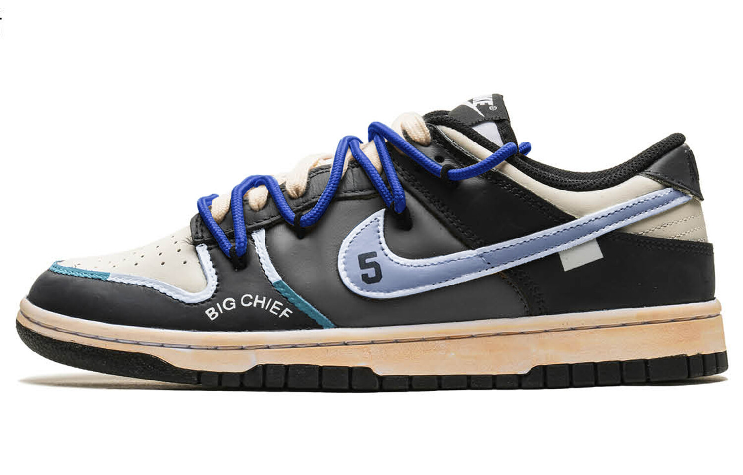 

Кроссовки Nike Dunk Skateboarding Shoes Women's Low-top Black/grey, черный/серый