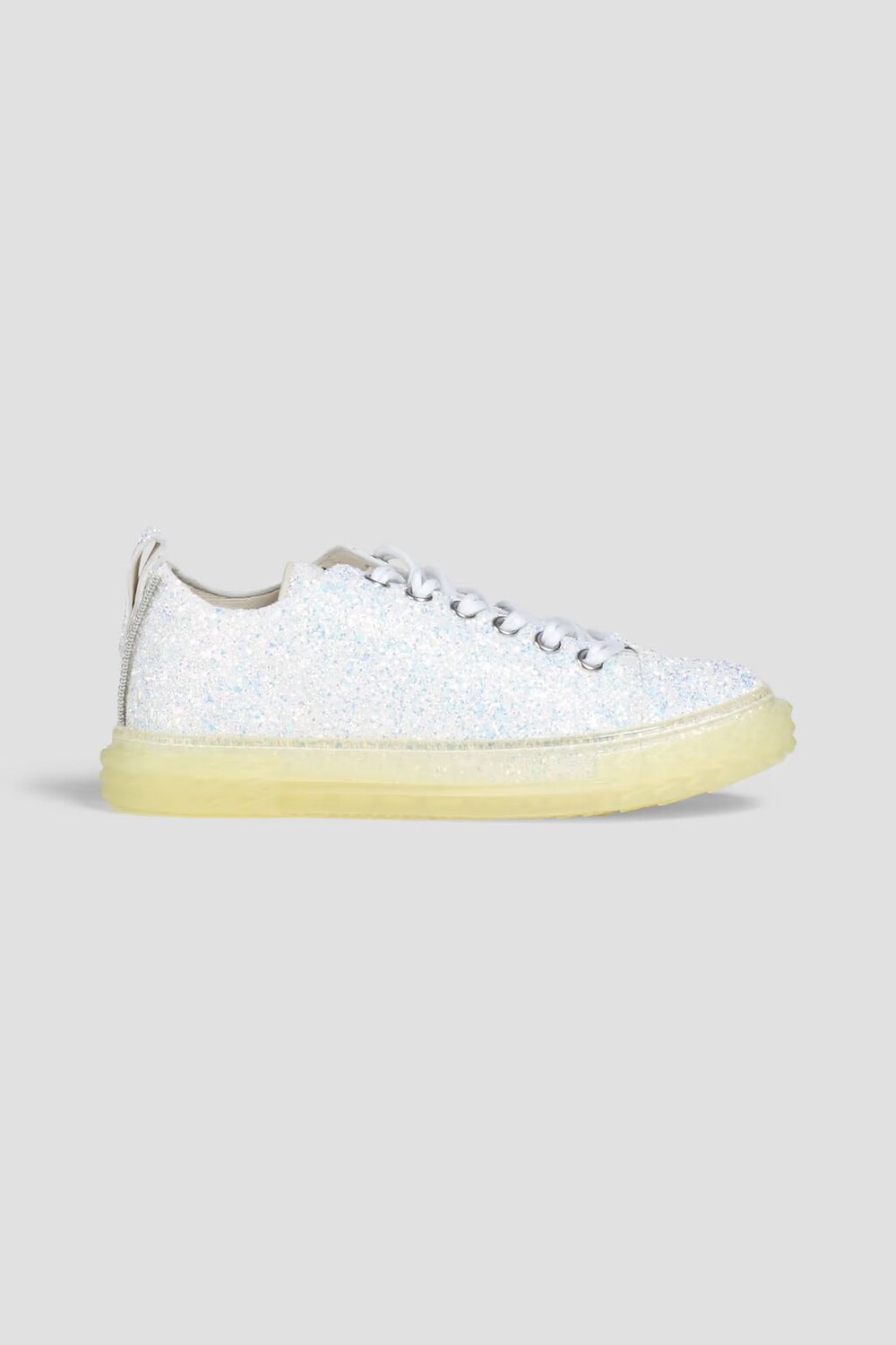 

Кроссовки Blabber из блестящей кожи Giuseppe Zanotti, белый