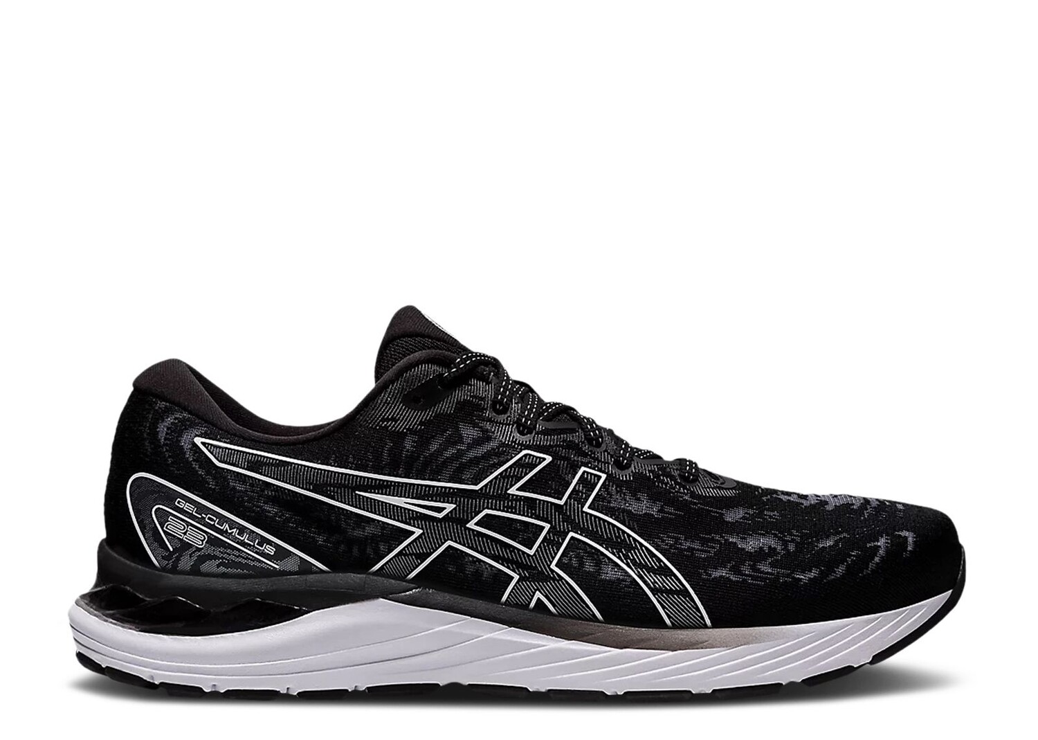 

Кроссовки ASICS Gel Cumulus 23 4E Wide 'Black White', черный