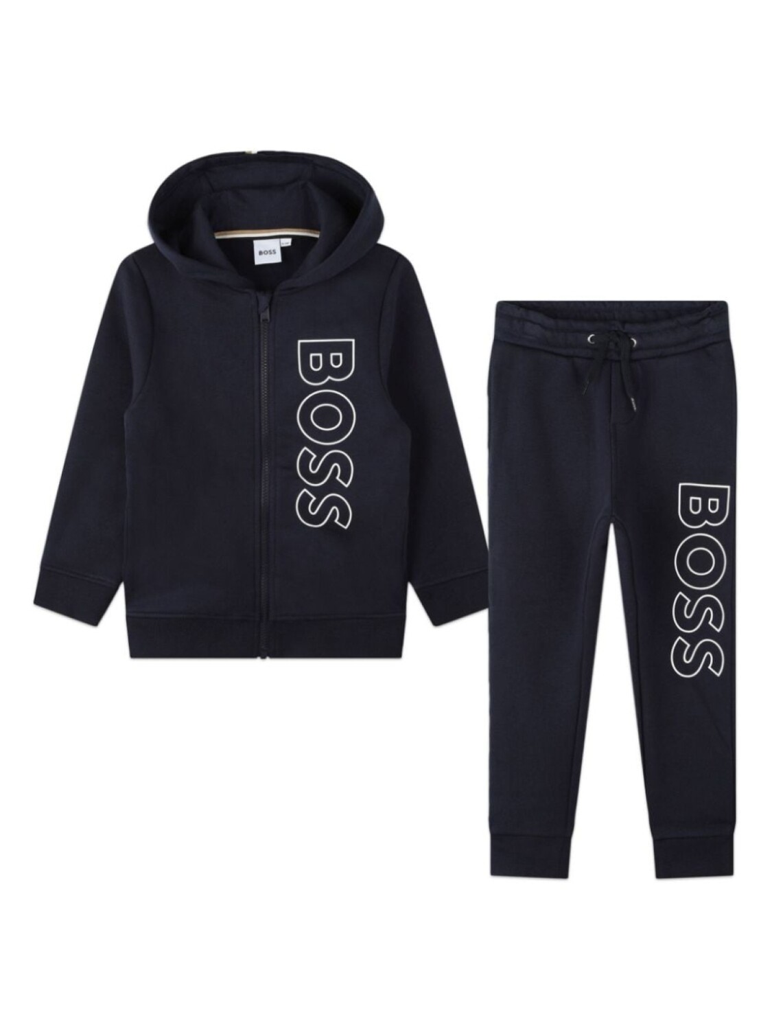 

BOSS Kidswear спортивный костюм с логотипом, синий