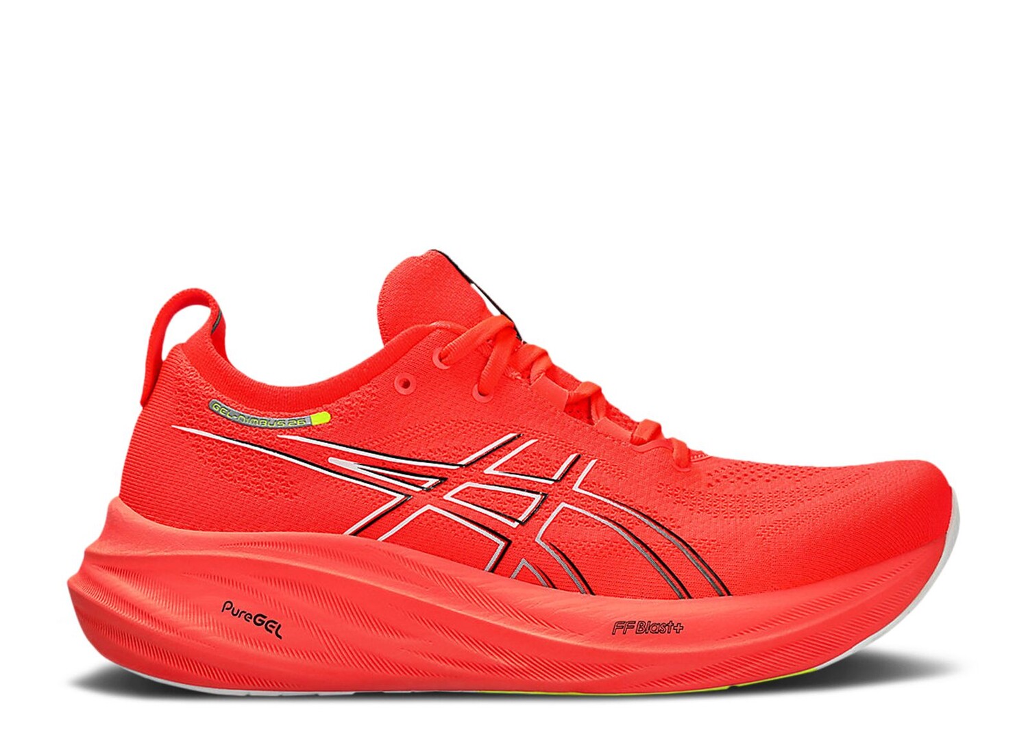 Кроссовки ASICS Gel Nimbus 26 'Sunrise Red', красный нейтральные кроссовки gel nimbus 26 asics цвет sunrise red pure silver