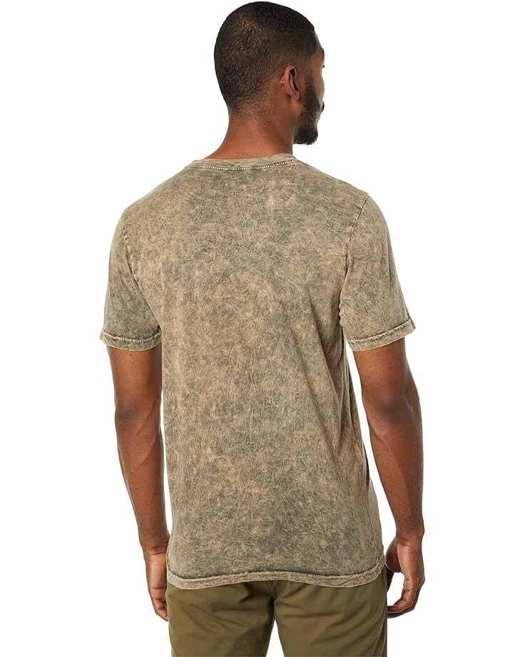 

Футболка RVCA Big RVCA Wash Short Sleeve Tee, цвет Brown Shock Wash
