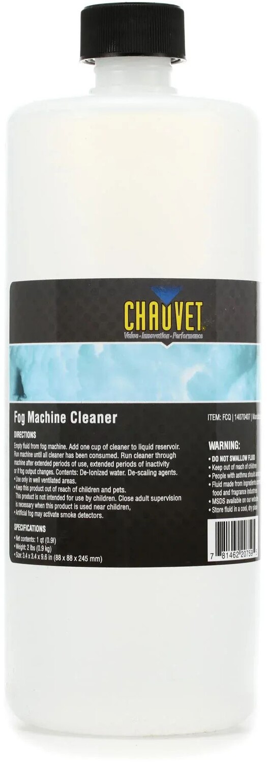 

Чистящая жидкость для дымогенераторов Chauvet DJ FCQ — 1 кварта