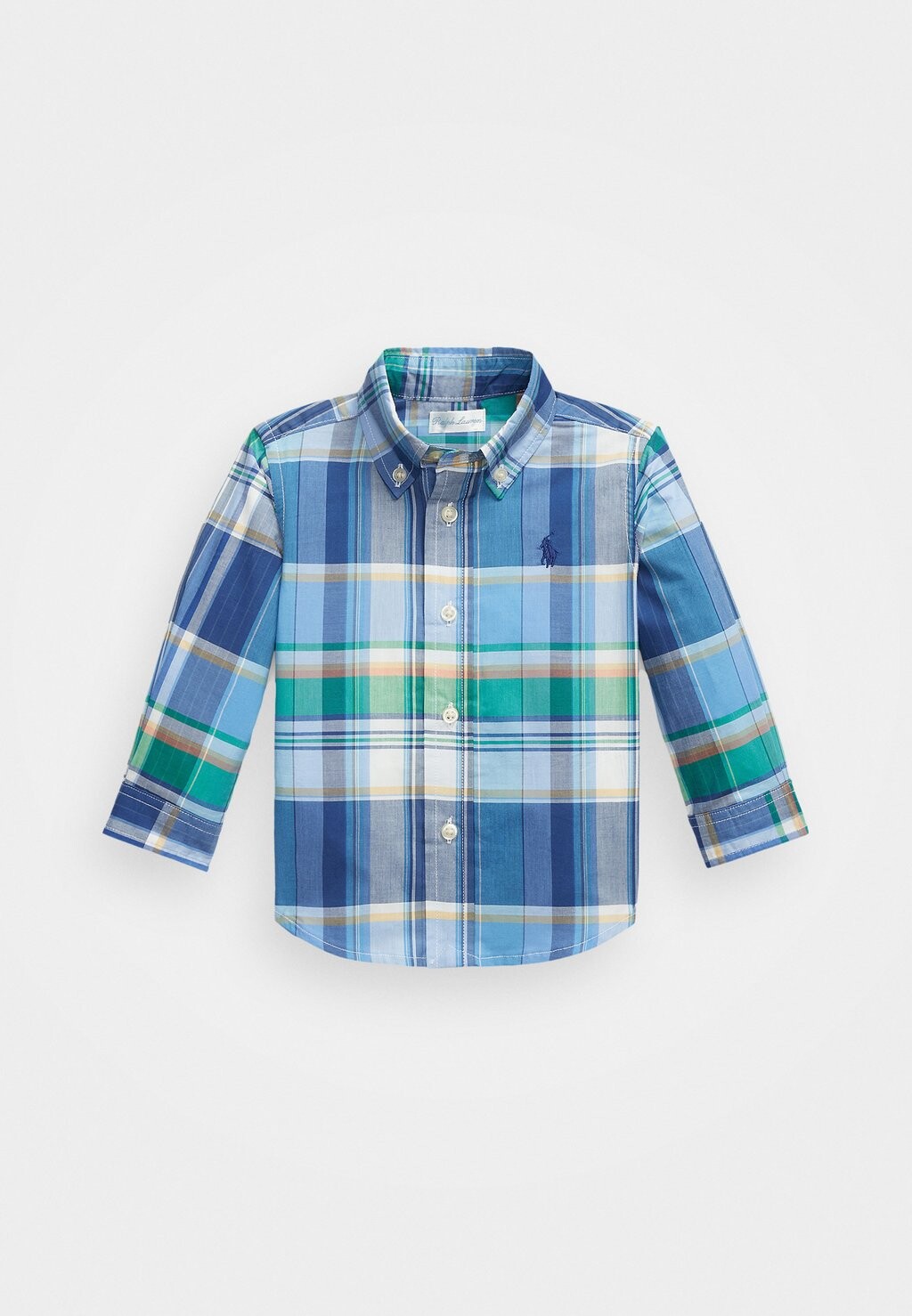 

Рубашка BABY SPORT SHIRT Polo Ralph Lauren, цвет blue/green multi