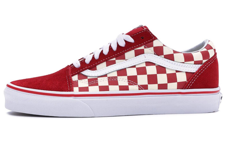 

Vans Old Skool Checkerboard Racing красный