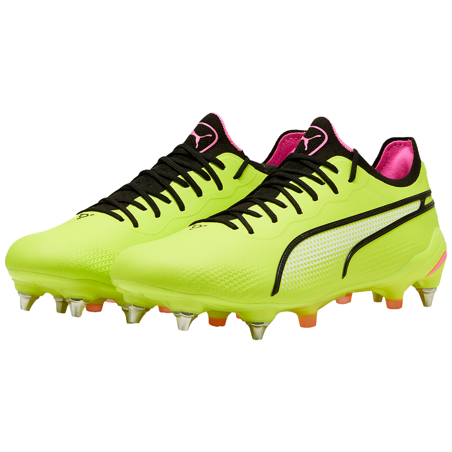 

Спортивные кроссовки Puma Fußballschuh King Ultimate, цвет neongrün/pink
